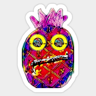 Ring-eyed pineapple Sticker